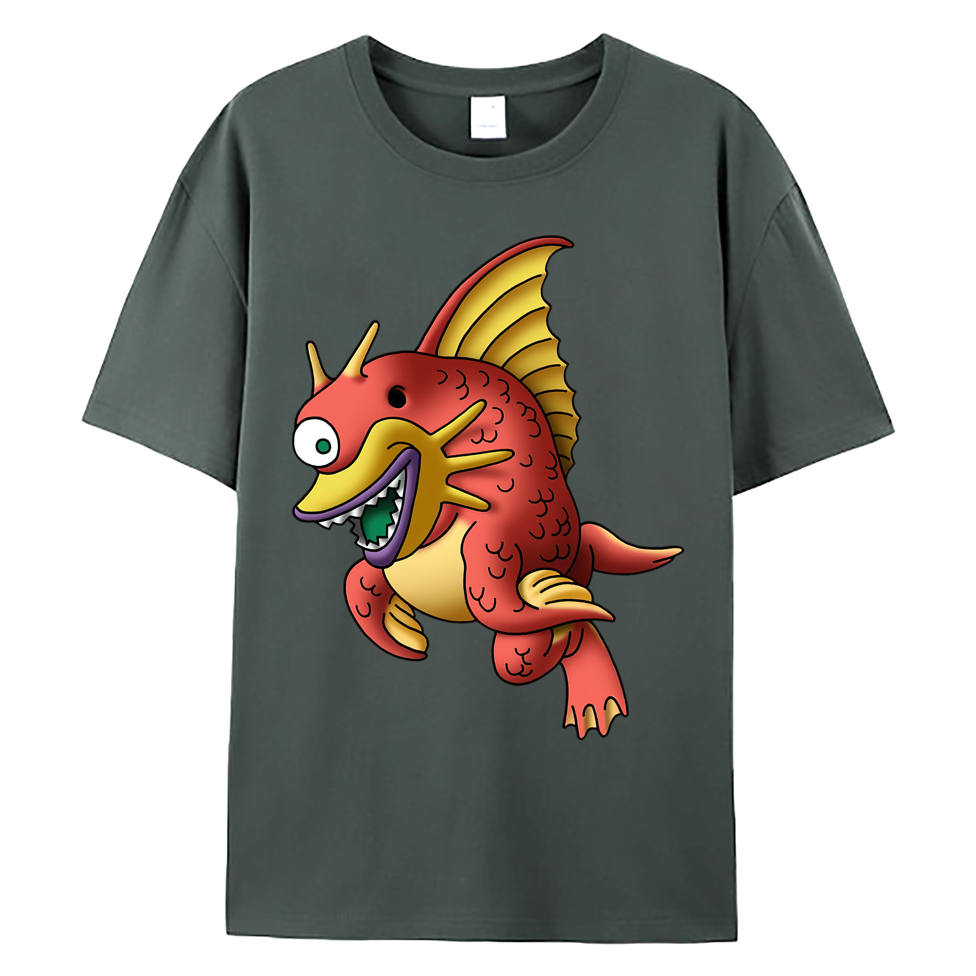 （画像用） ドラゴンクエスト Doragon Kuesuto Dragon Quest 綿100％ メンズ半袖Tシャツ｜肌触りやわらか＆通気性